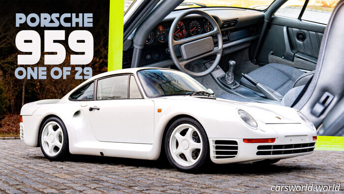 Редкий Porsche 959 Sport Проезжал Всего 100 Миль В Год | Carscoops